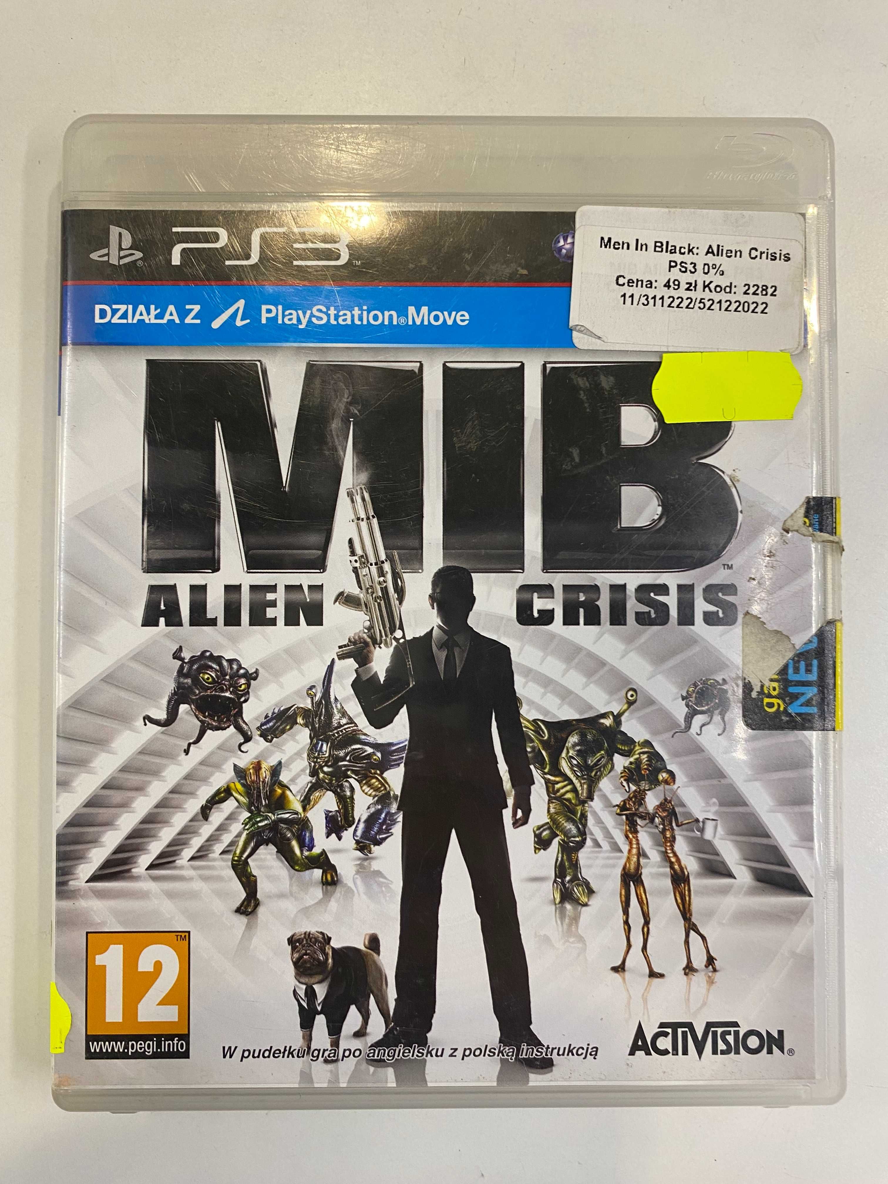 Men in Black Alien Crisis Ps3 Sklep Iława