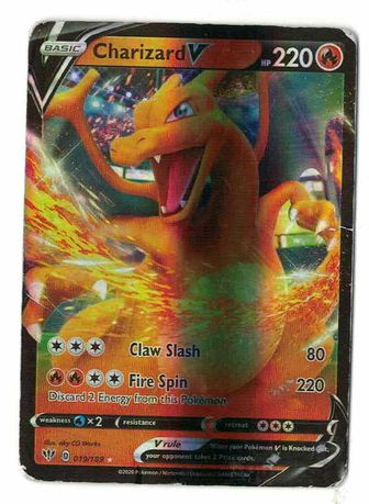 Karta Pokemon Charizard V (DAA 19)