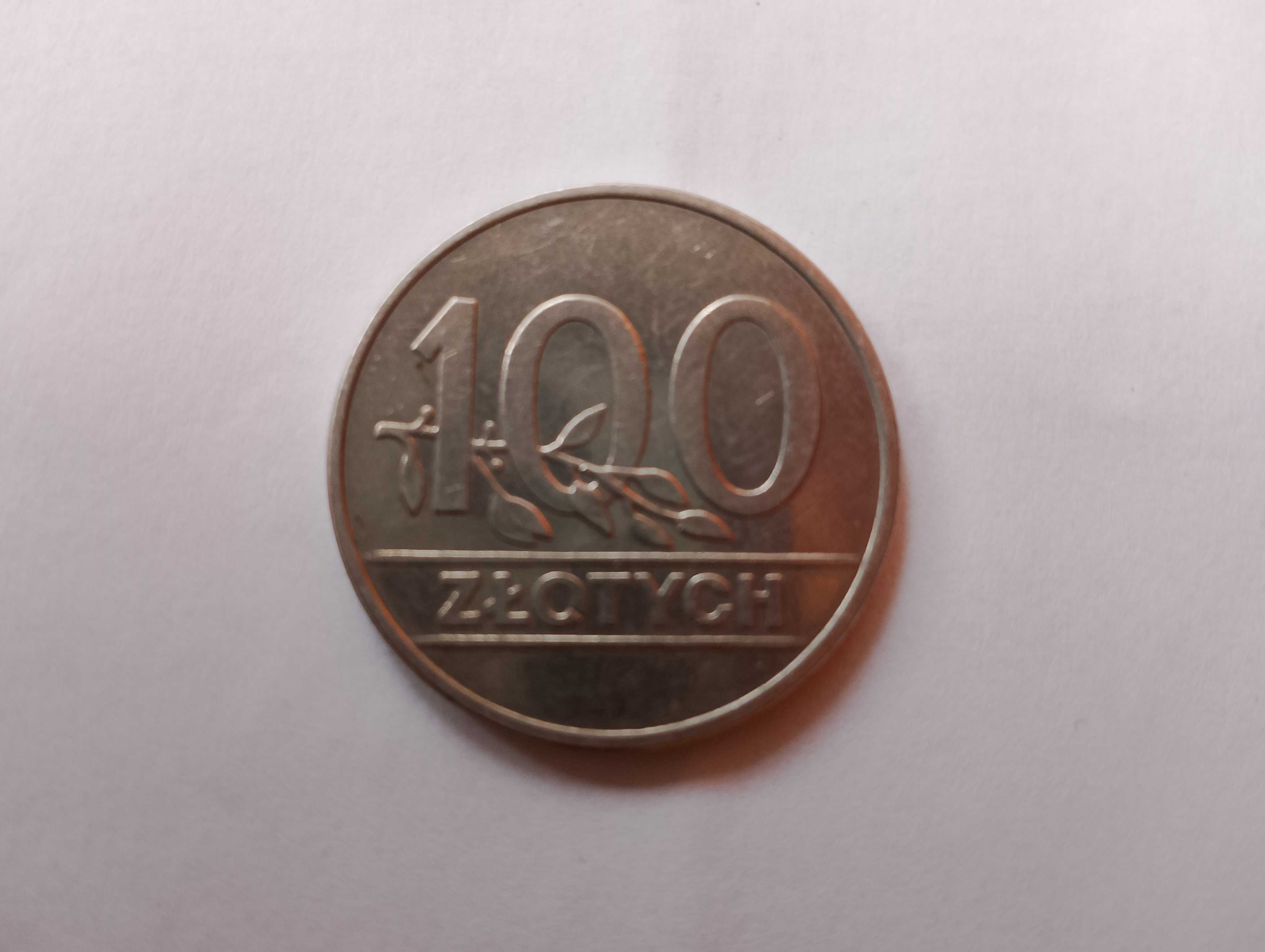 Moneta 100zł 1990