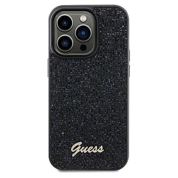 Etui Guess Disco Metal Script na iPhone 13 Pro / 13 - czarne
