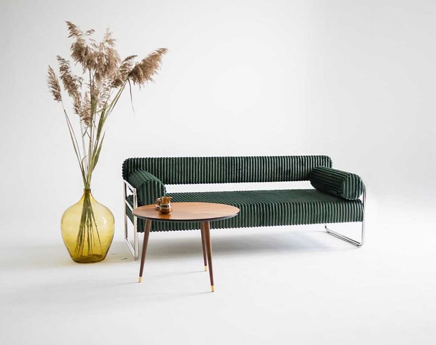 Sofa Praga, Polska '25, bauhaus, vntg, mid-c