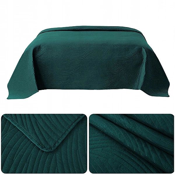 NARZUTA kapa pled 220x240 PIKOWANA tłoczona MIKROFIBRA Federico BUTELK