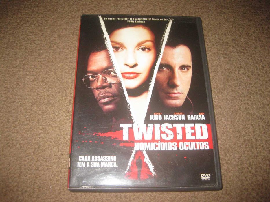 DVD "Twisted- Homicídios Ocultos" com Samuel L. Jackson