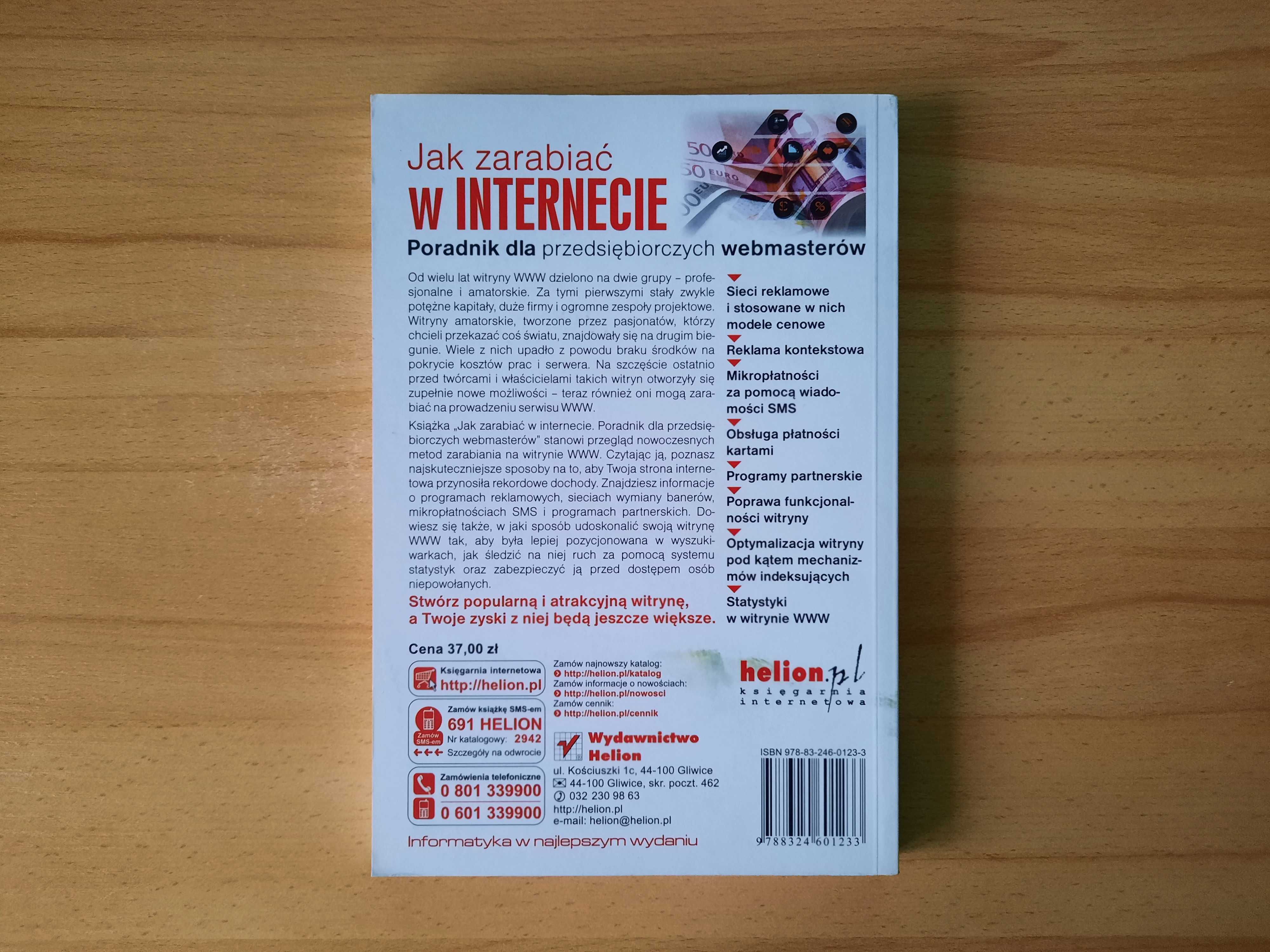 książka "Jak Zarabiać W Internecie"