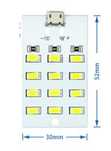 Źródło światła LED SMD na micro USB płaska żarówka