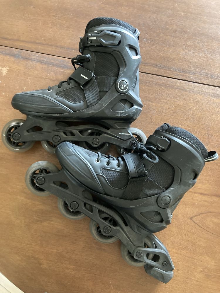 Rolki Oxelo fit100 decathlon damskie 40 czarne