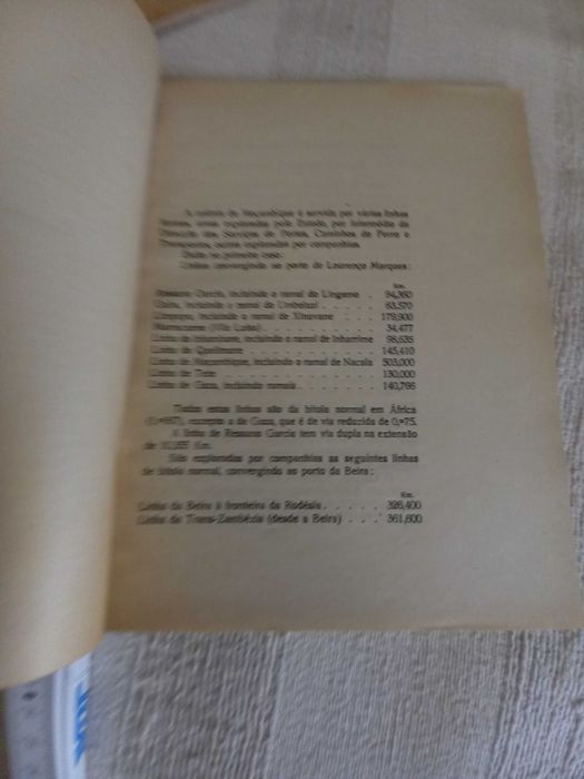 Os caminhos de ferro em Moçambique em 1948