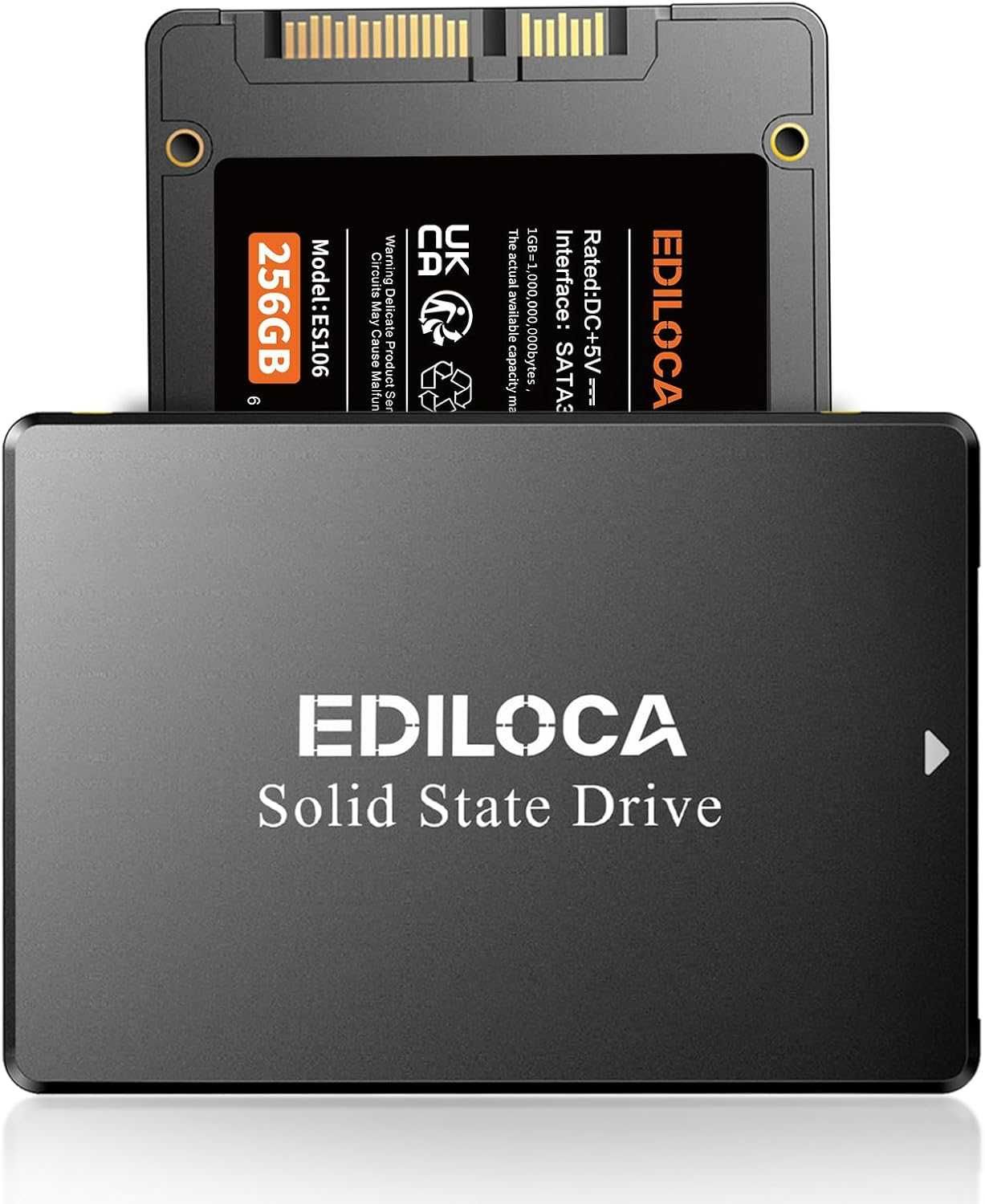 Wewnętrzny Dysk twardy SSD Ediloca 256 GB 2,5 cala SATA III do 550MB/s