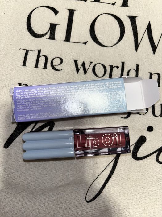 Kosas Wet Lip Oil Gloss Plumping Peptide Lip Treatment Gloss