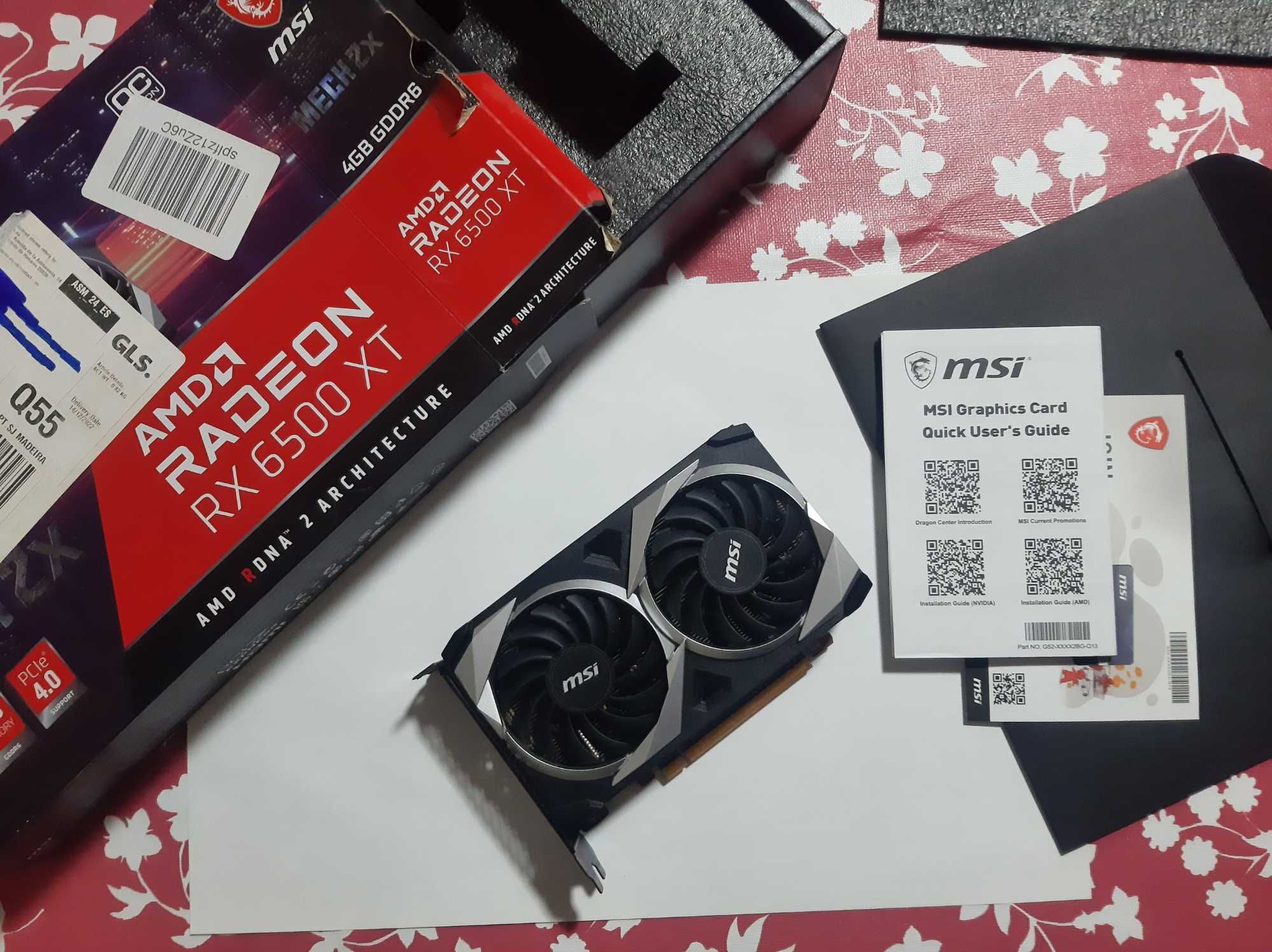 Radeon RX 6500 XT MECH 2X 4G OC