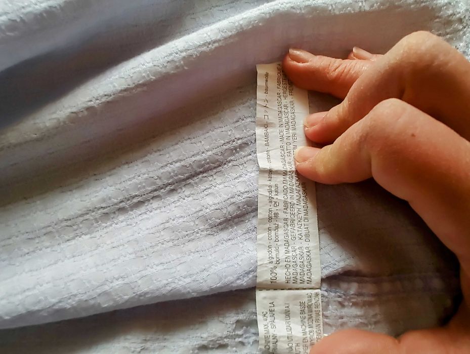 koszula chłopięca Zara, wiek ok. 8-10 lat, rozm 140 cm, błękit, stójka