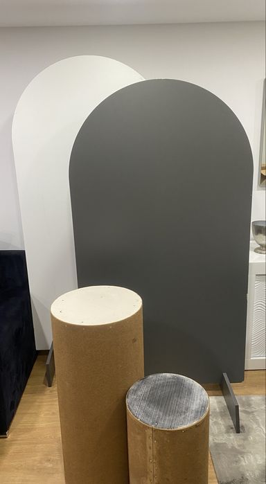 Cilindros e placas para festas
