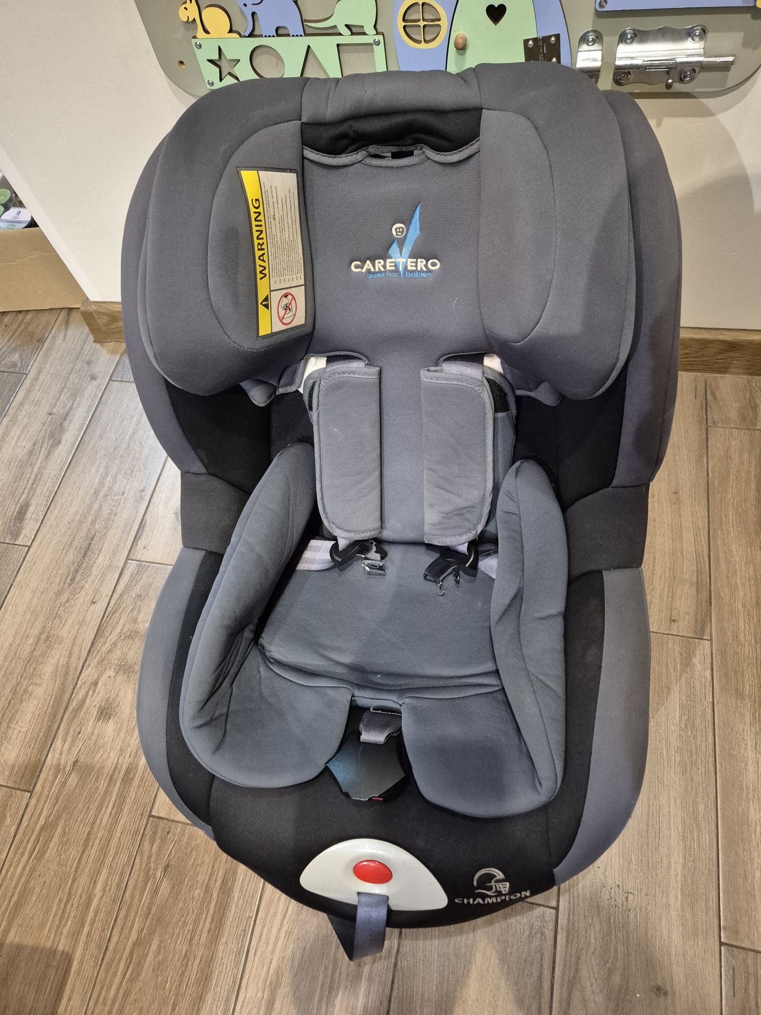 CARETERO fotelik CHAMPION 0-18 kg 2w1 baza + fotelik, isofix i pasy