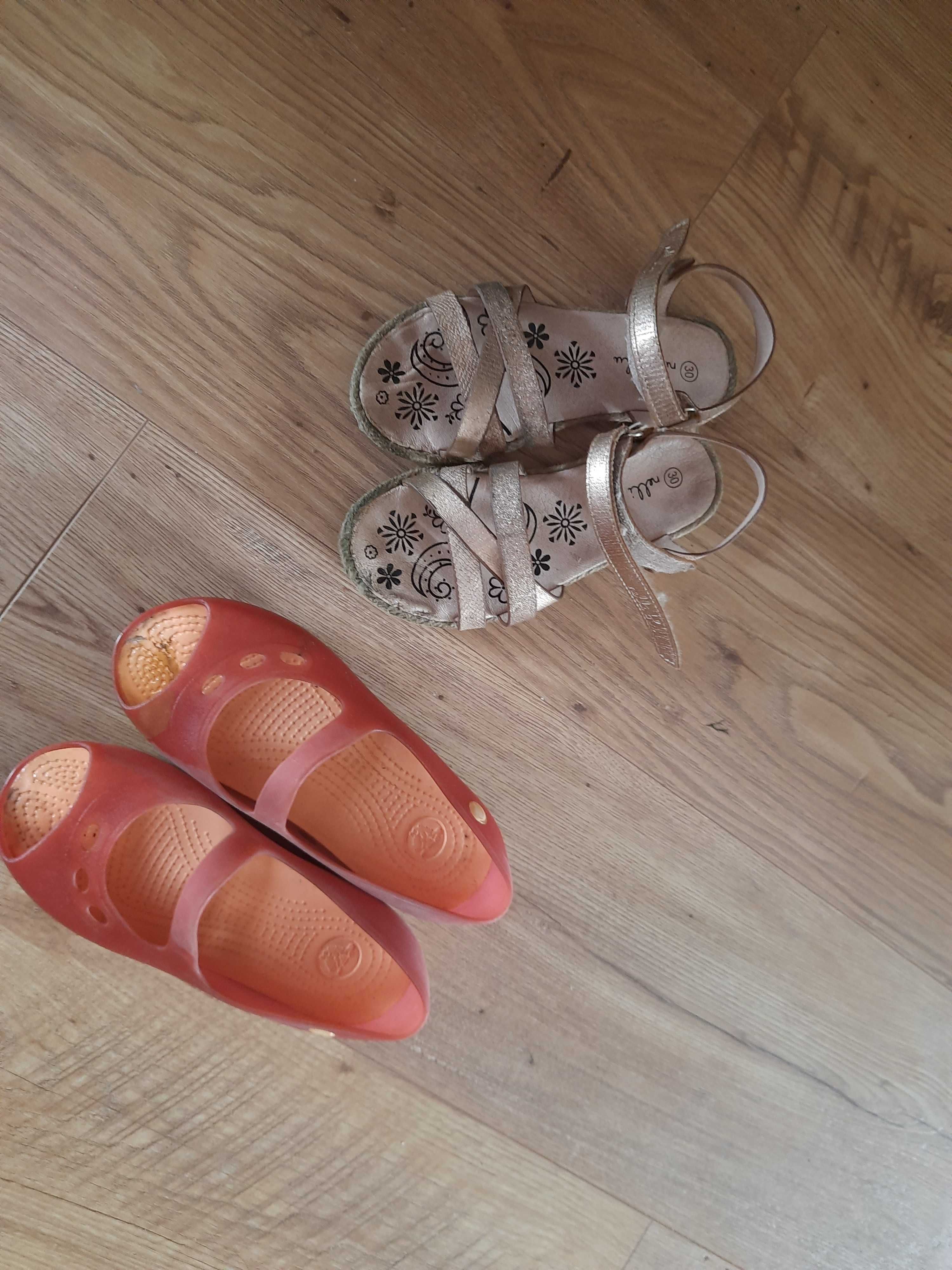2 pary sandalek - crocks i ccc rozm 30 i 31