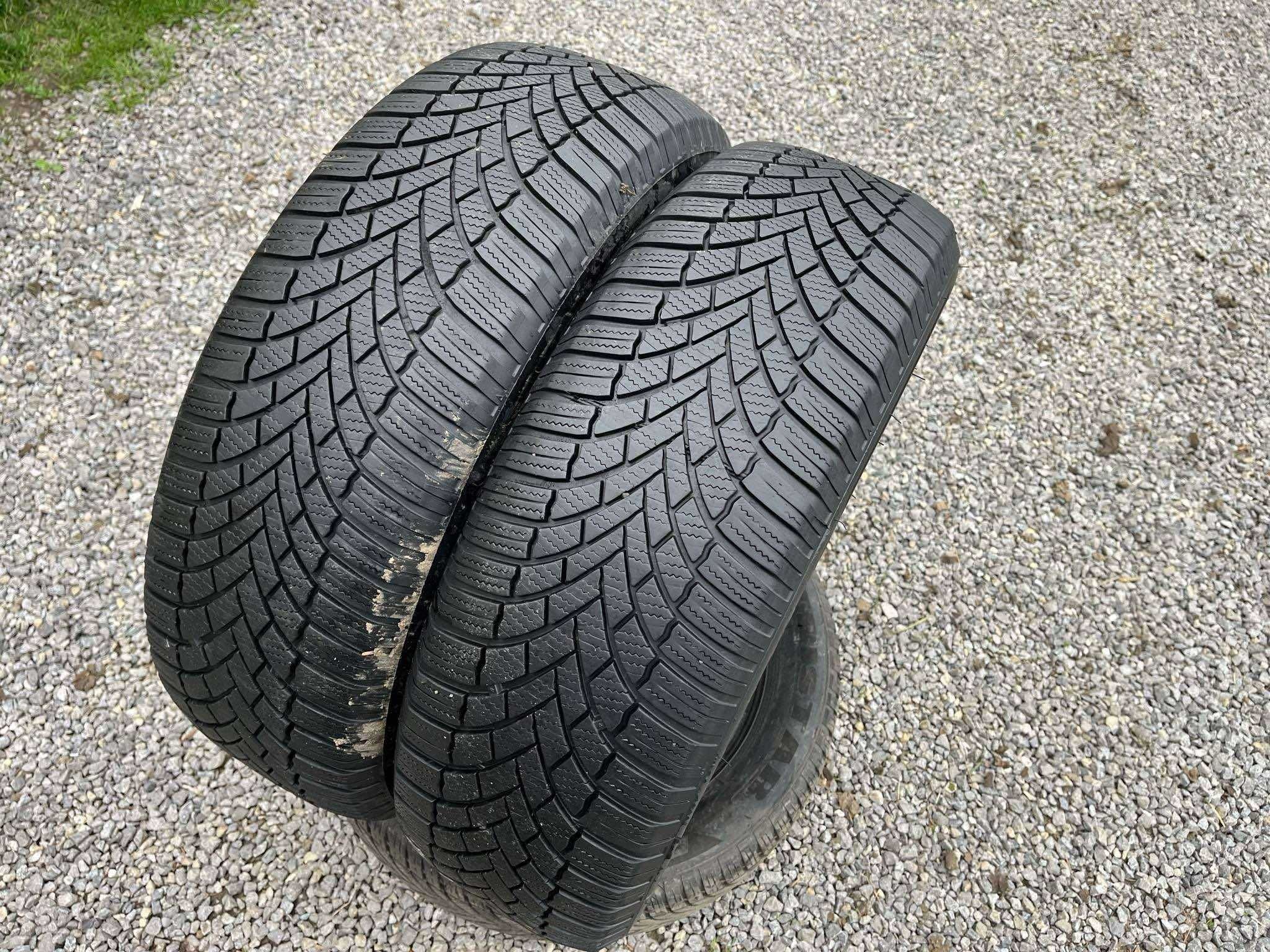 Opony 215/65R17 Bridgestone Blizzak LM005 Zima 2sztuki 5,61mm bieżnika
