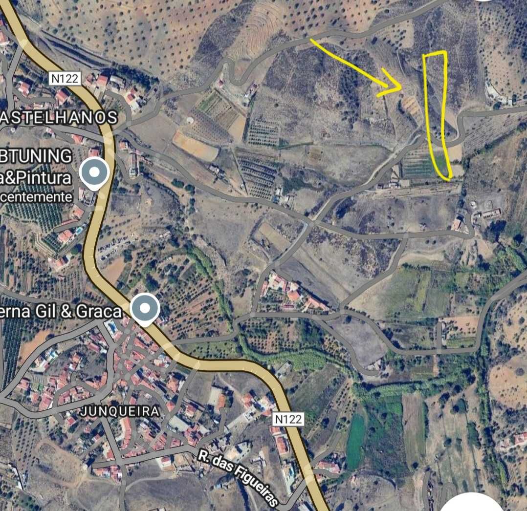 Terreno com ruína na Junqueira, concelho de Castro Marim