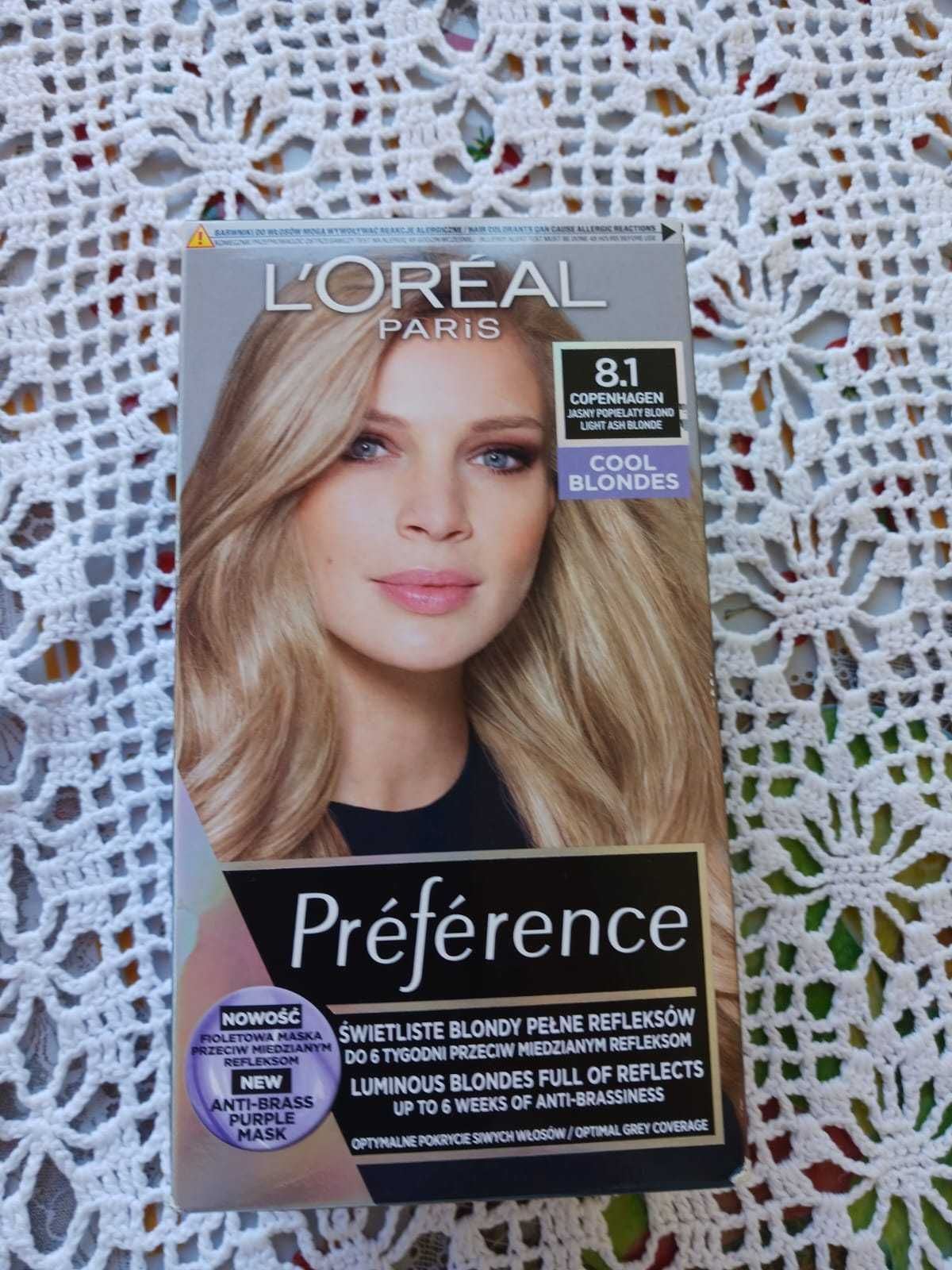 Фарба для волосся Loreal Preference 8.1 (Copenhagen) Світл-попіл.блонд