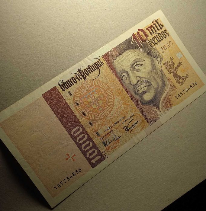 Nota 10 mil escudos 1996 Infante D. Henrique - Envio Gratis