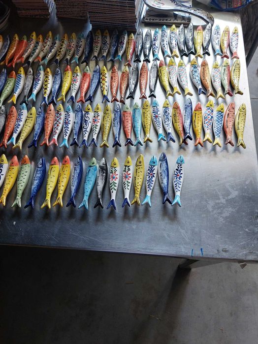 Andorinhas em cerâmica