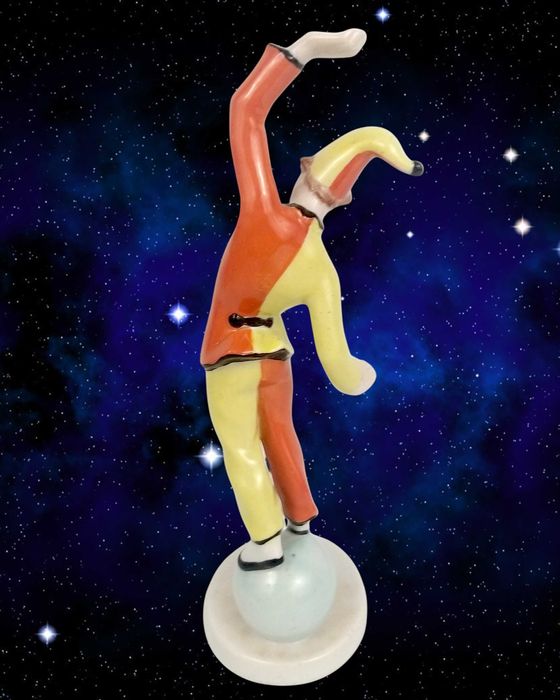 New Look Klaun akrobata na piłce  Éva Szonntagh Drasch lata 60te