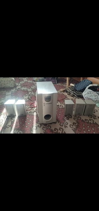 Колонки 5.1 акустична система с радио и блютузом