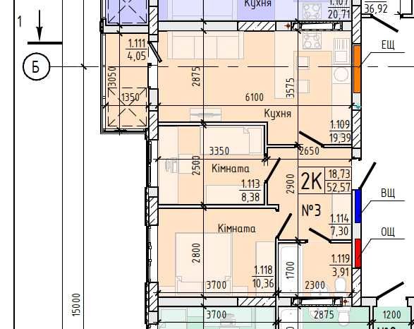 Продам 2-кімнатну квартиру в ЖК «Акварель-4» на Черемушках!