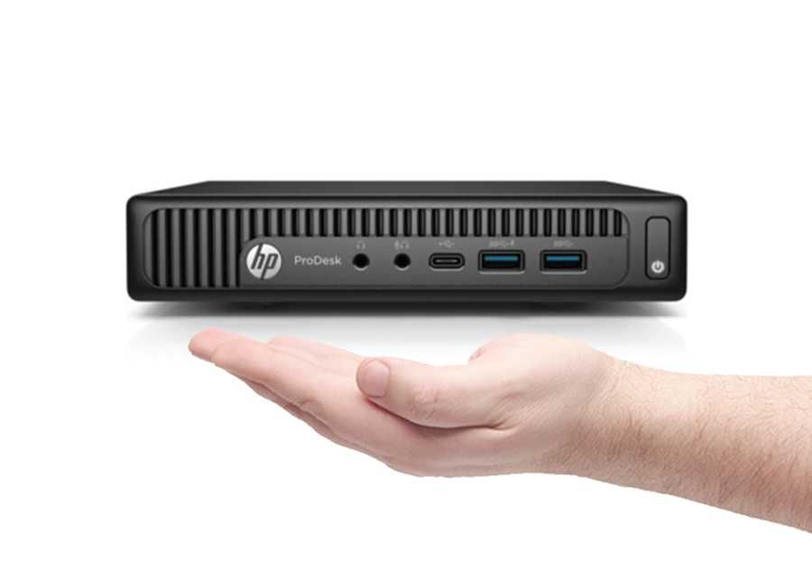 HP 600 G2 MINI CORE i3-6100T 6-GEN – 3 SAIDAS 8GB 128GB SSD M.2 NVMe