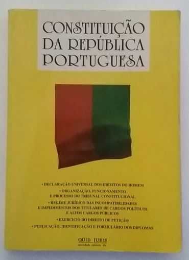 Livro: Constituição República Portuguesa (Portes incluídos)