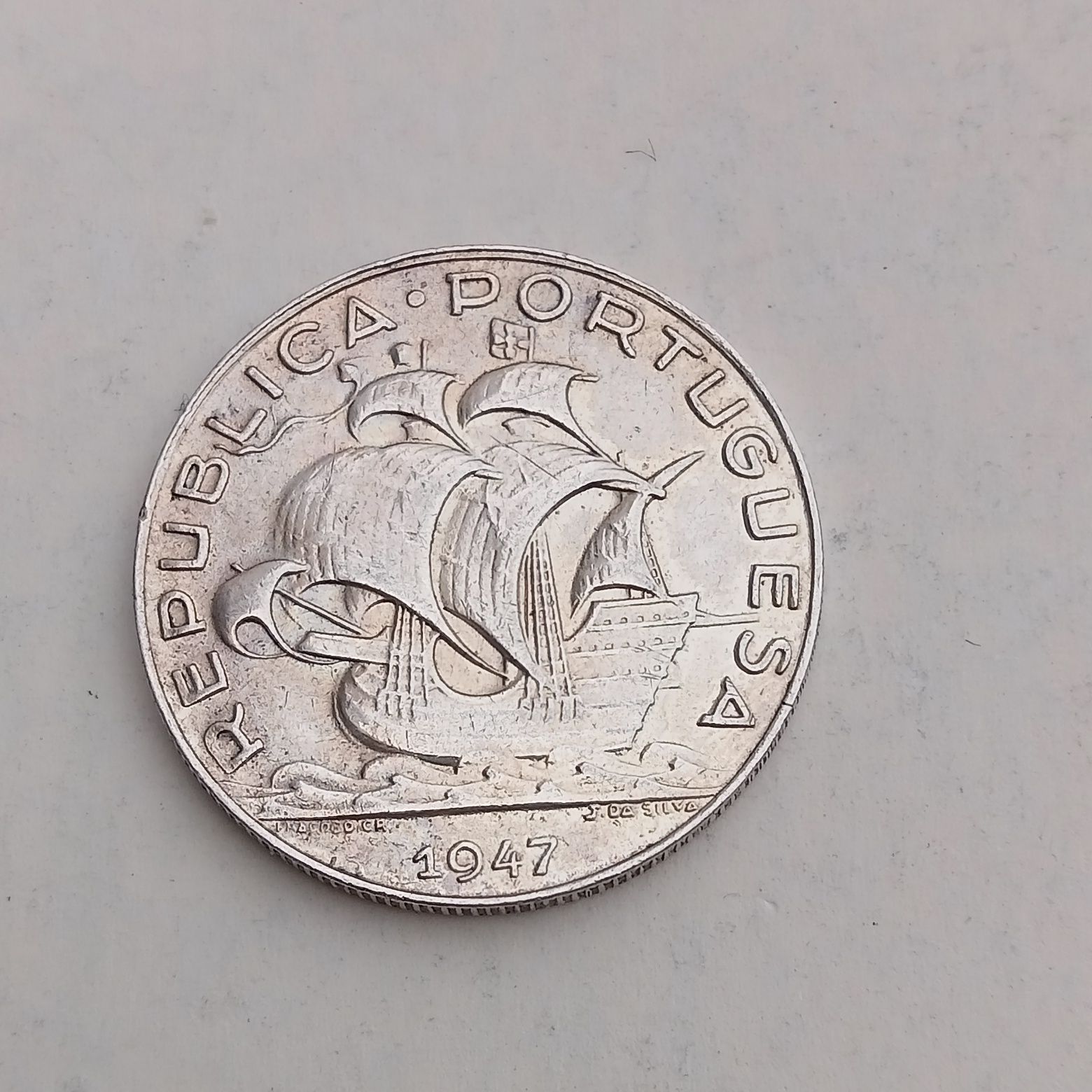Moeda 5.00 1947 prata