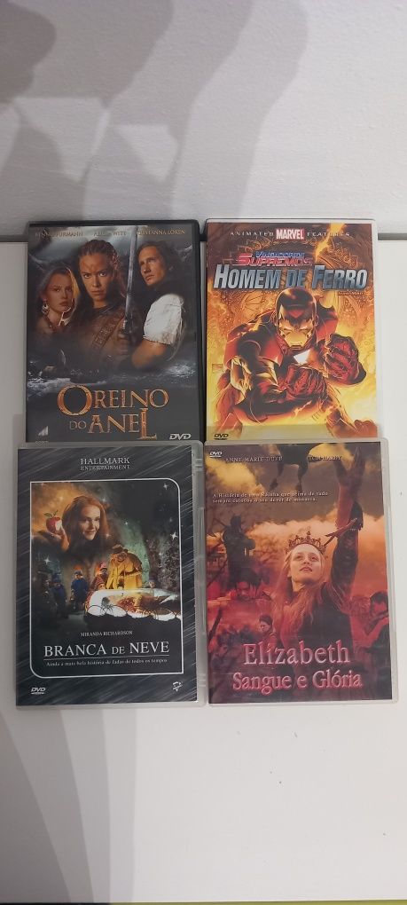 4 Dvds filmes acção/fantasia