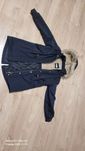 Kurtka parka h&m 152 granatowa