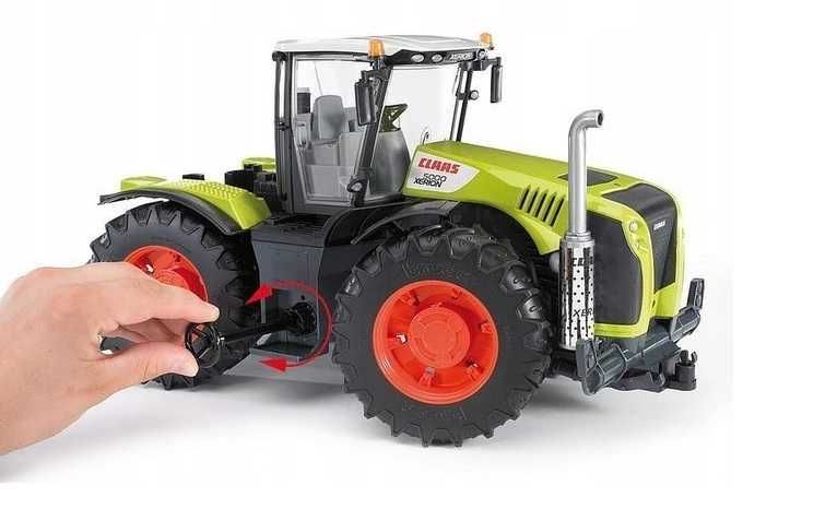PREZENT ZABAWKA Ciągnik Bruder 03015 Traktor Claas  Skrętny 1:16