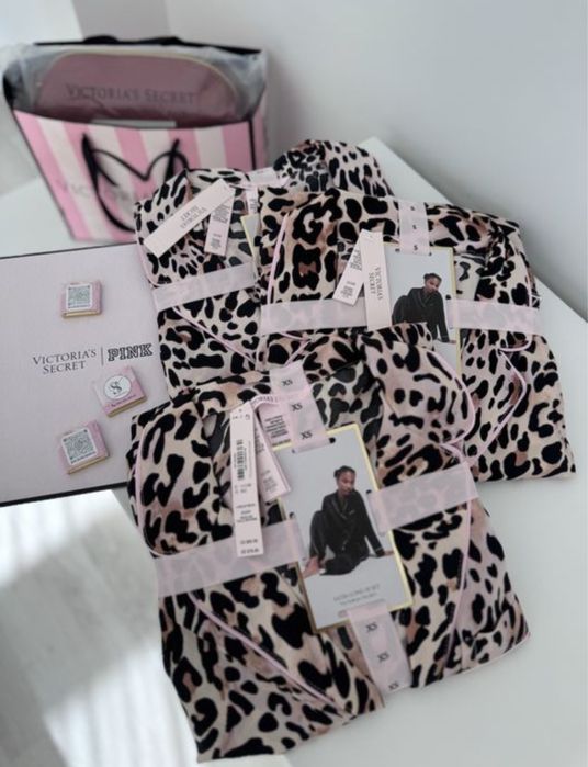 ЗНИЖКИ Піжама Victoria’s Secret сатинова фланелева