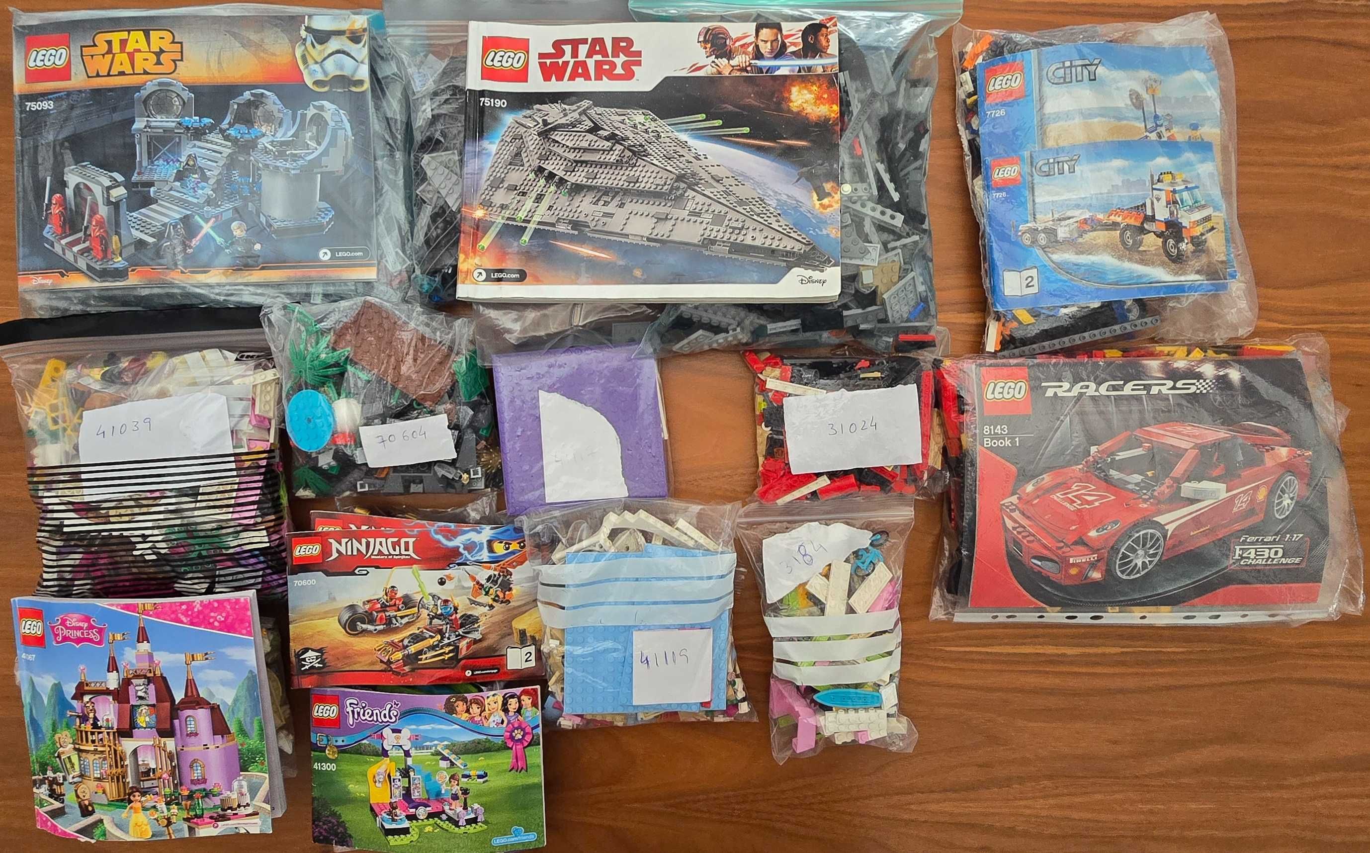 Mega lote Lego Sets/peças