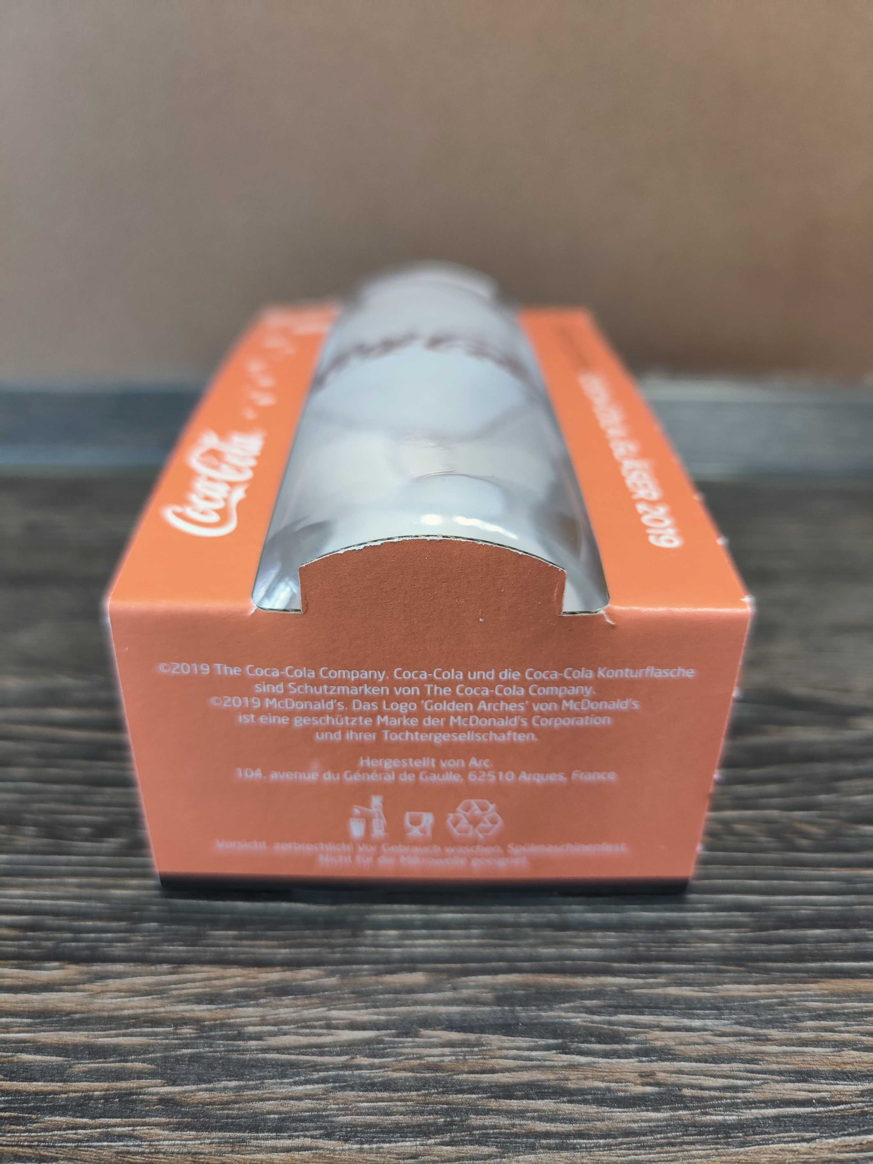 Szklanka Coca-Cola z McDonald’s - Limited Edition 2019 - Pomarańczowa