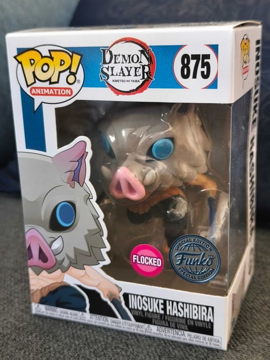 POP! Inosuke Flocked 9 cm - Demon Slayer: Kimetsu no Yaiba