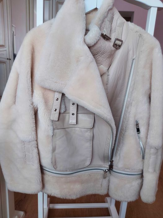 Женская Натуральная дубленка. Натуральна дублянка. Овчина