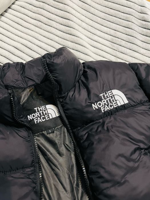 kurtka the north face 700 czarna black wersja krótka