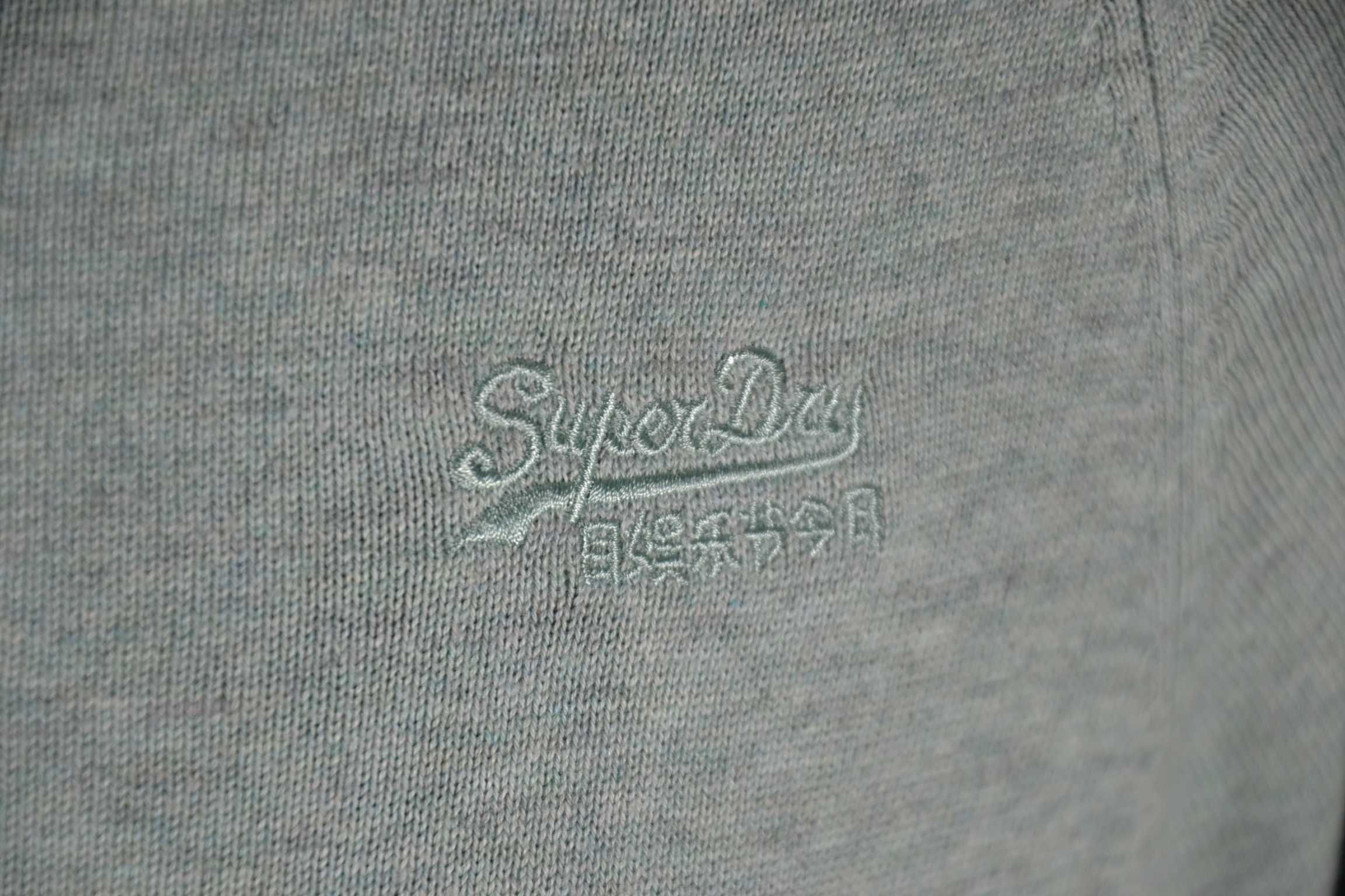 SUPERDRY Orange Label Sweter Męski L Oryginalny Super Stan Bawełna