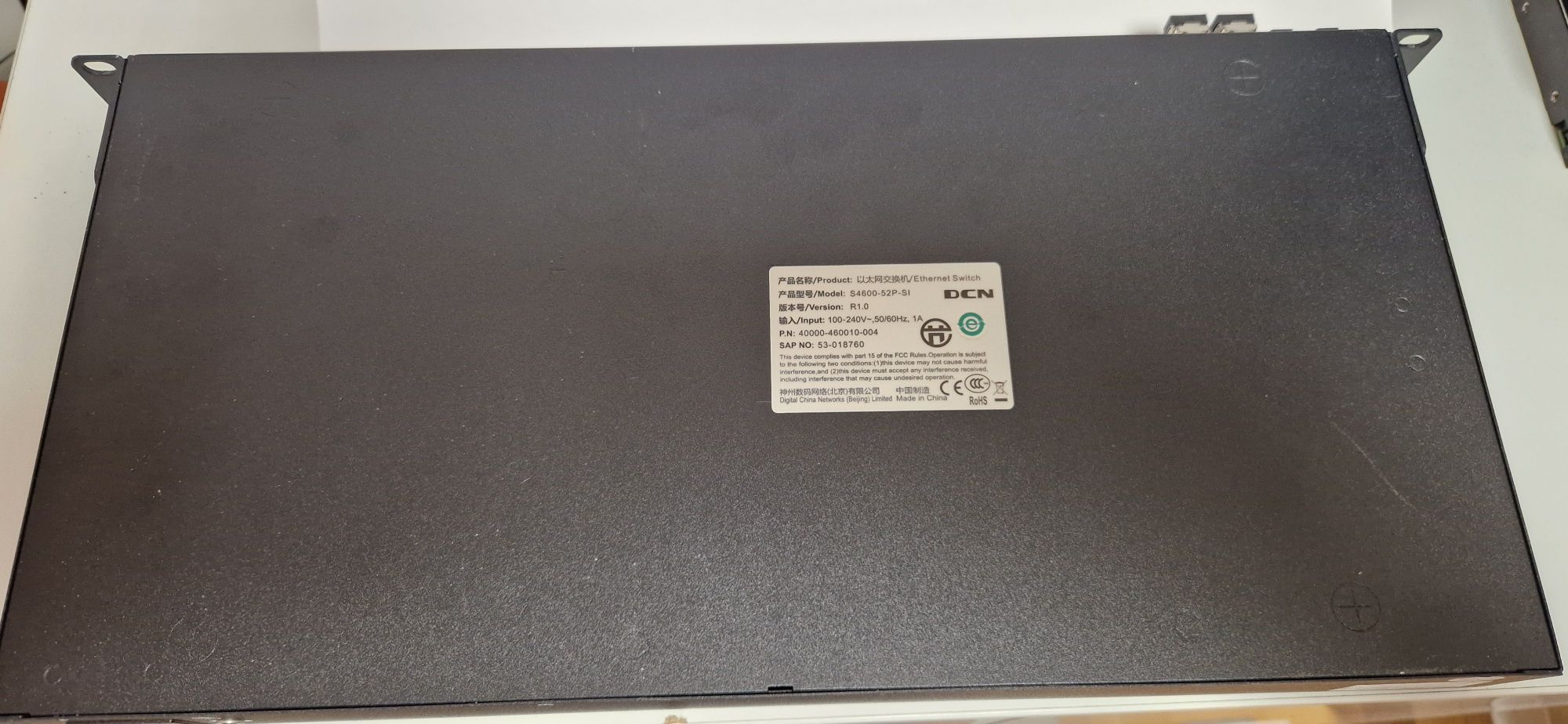 Gigabitowy przełącznik S4600-52P-SI + SF-SM31020D-GP