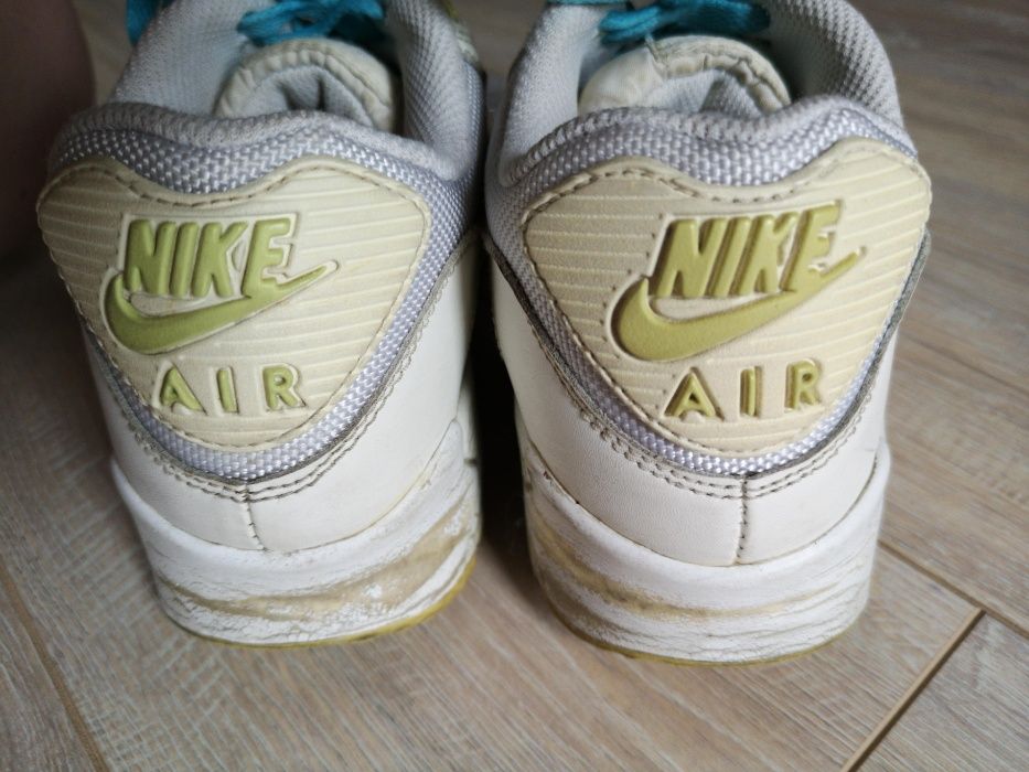 Buty Nike Air Max żółte z turkusowymi sznurowadłami rozmiar 39 OKAZJA