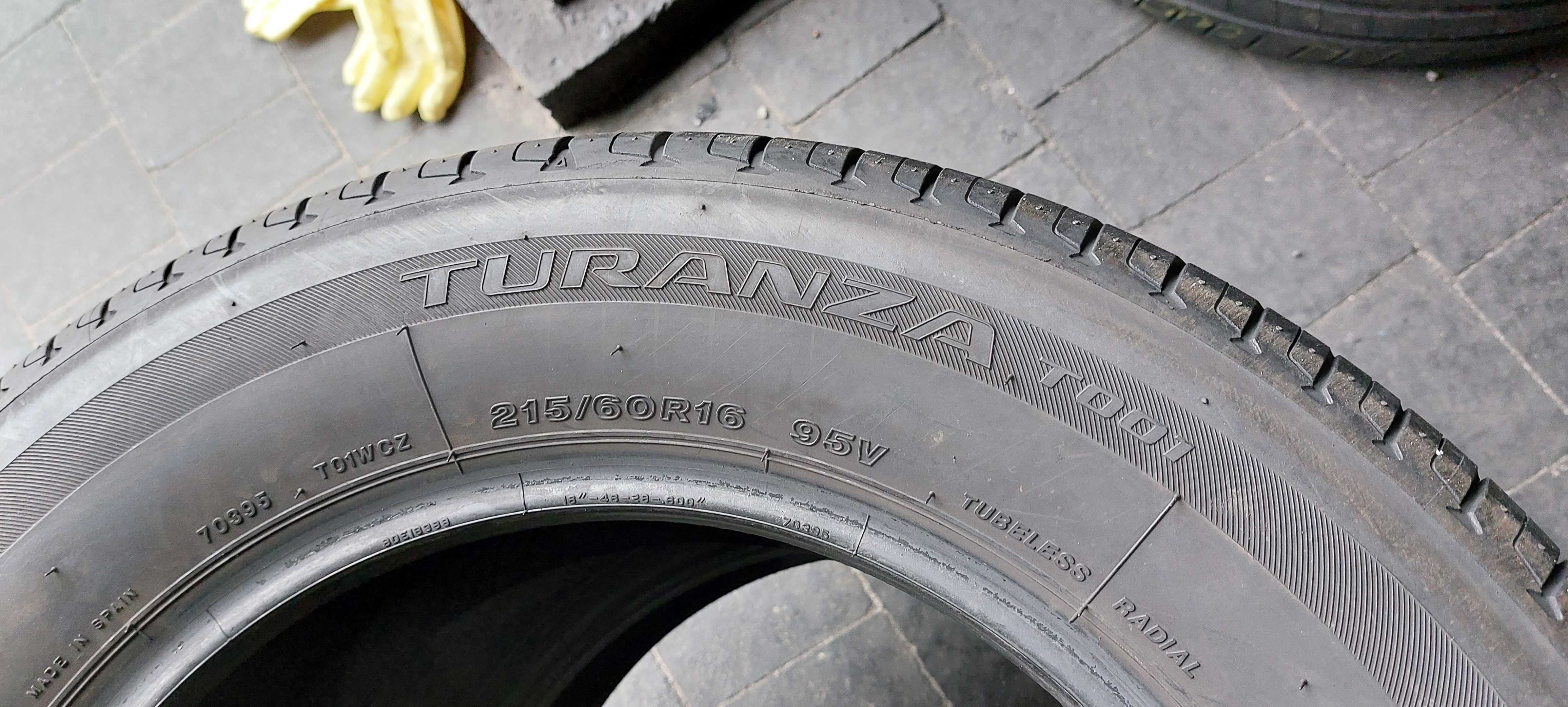 Резина літня, Bridgestone Turanza T001 215\60 R16 (арт.9735)