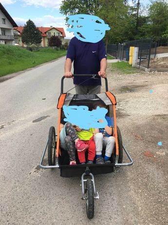 RYDWAN- trzykołowy przyczepka  rowerowa do transportu dzieci