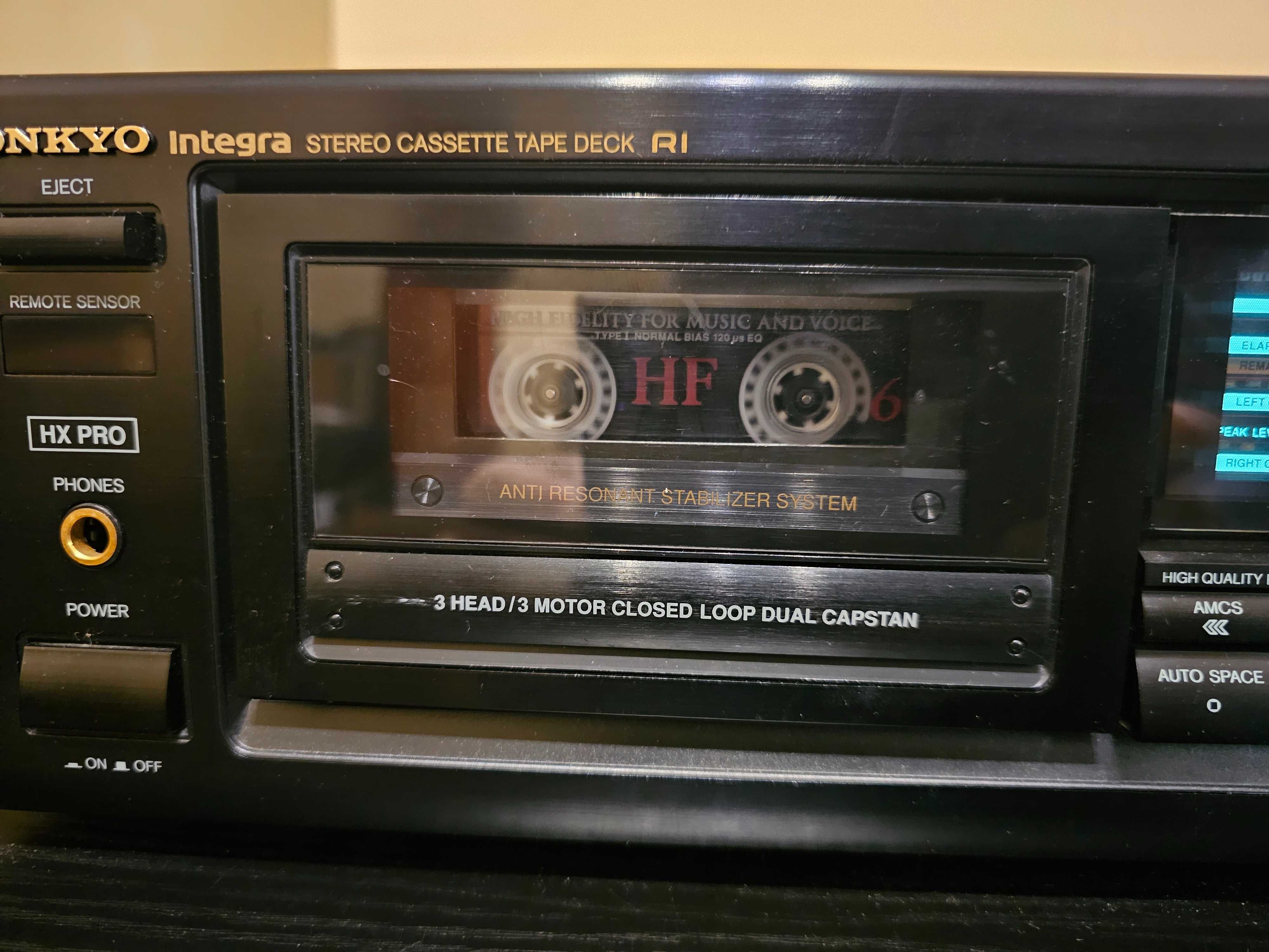 Onkyo Integra  TA-2870 3 Head top Model Nowe paski sprawny 100%