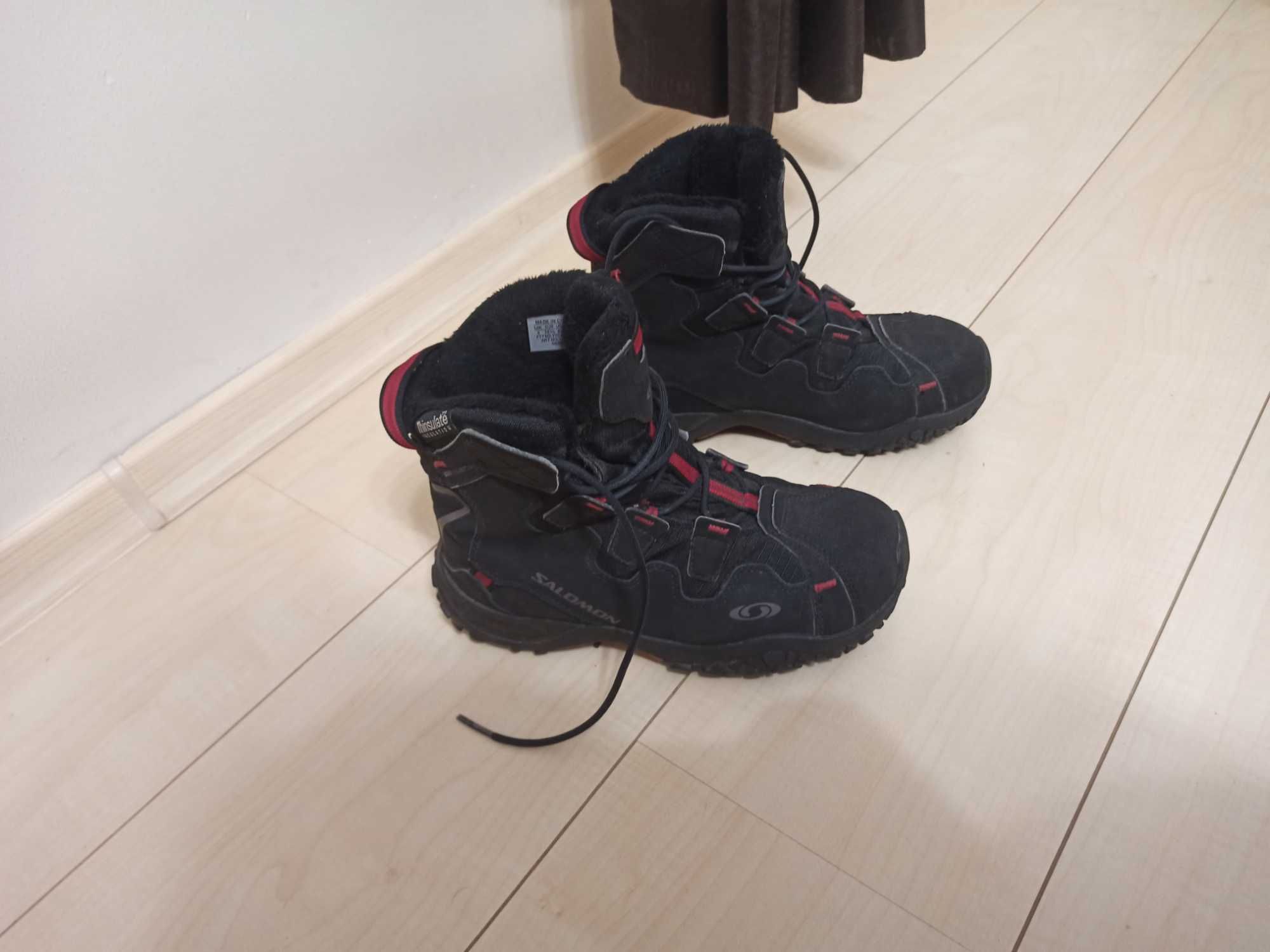 Dziecięce buty trekkingowe zimowe Salomon Nytro GTX r 36 i 2/3 23,5 cm