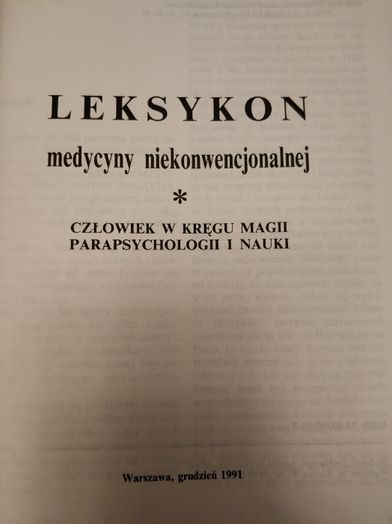 Leksykon medycyny niekonwencjonalnej