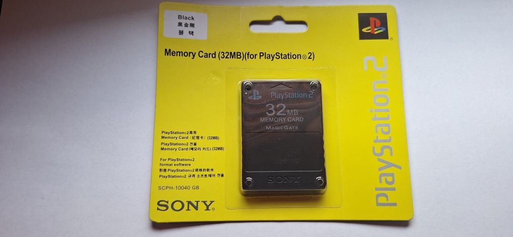 Karta Pamięci Playstation 2 NOWA PS2 Memory Card 32MB