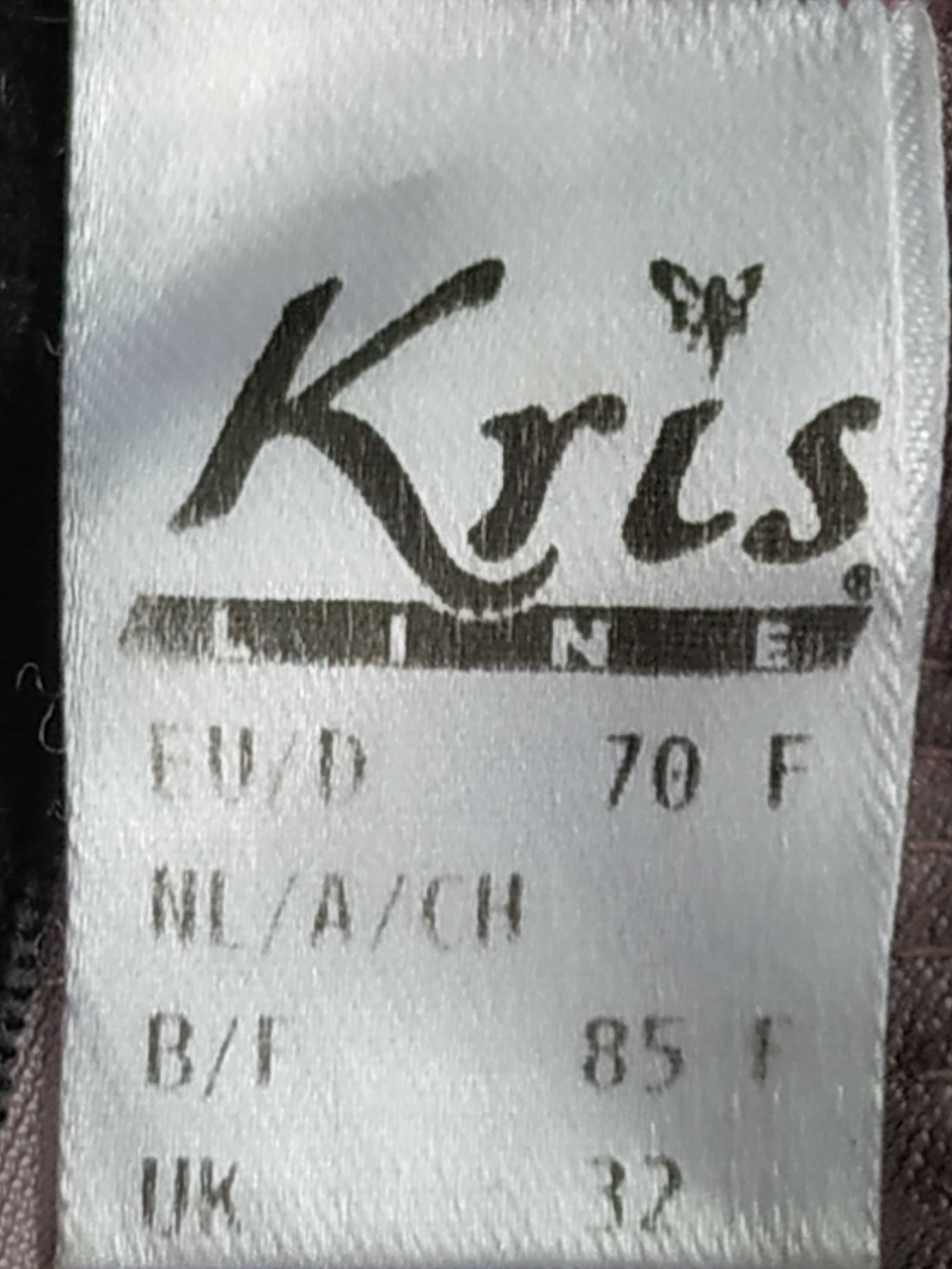 Biustonosz Kris Line szary / wrzosowy 70 F