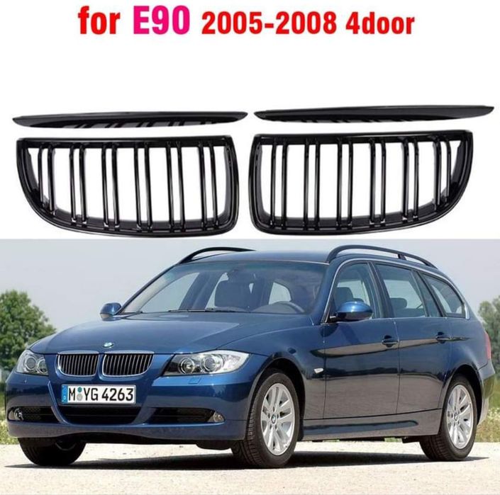 Grelhas Duplas look M4 BMW E90/E91 modelo 2005 a 2008 (Novas)