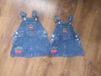 Sukieneczki jeans dla dziewczynki (bliźniaczki)